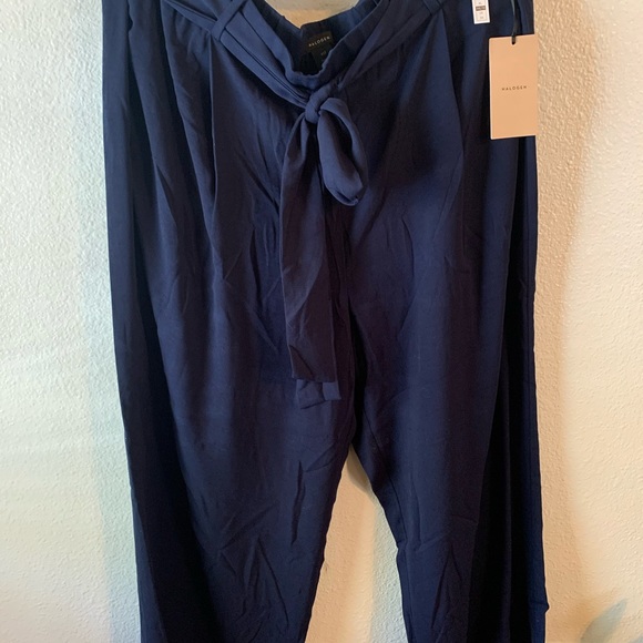 Halogen Slacks XXL Navy Peacoat wide -legged - Picture 2 of 8